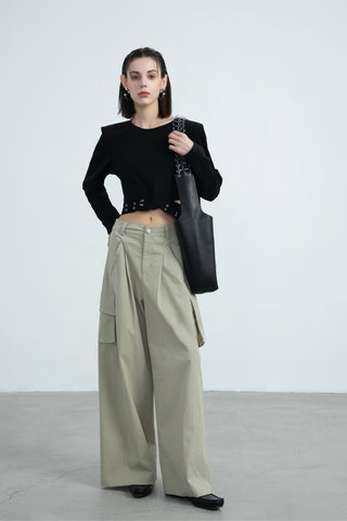 Cargo Wide Leg Pants