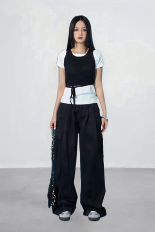 Cargo Wide Leg Pants