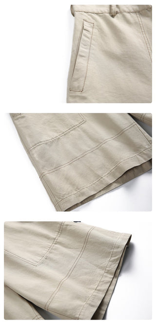 Contrast Cargo Shorts