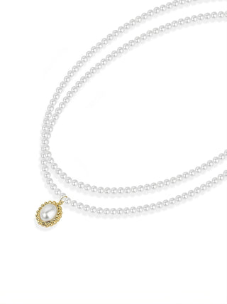 Double Layer Pearl Necklace