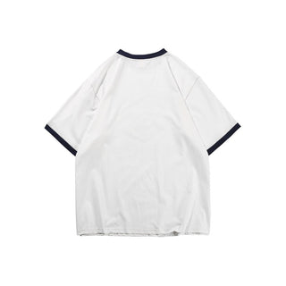 Magmans Contrast Trim Printed T-shirt