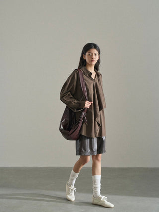 Poplin Oversized Cotton Shirt