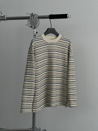 Striped Long-sleeve Sweatshirt