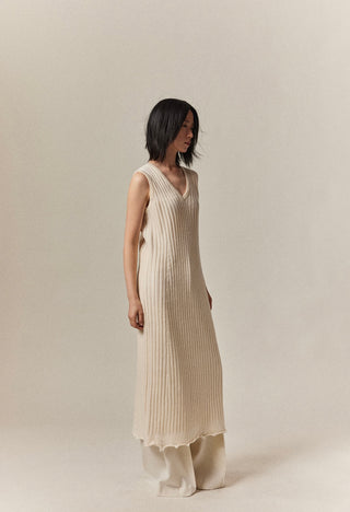 Wool Ribbed Dress